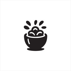 cup of coffee with plant