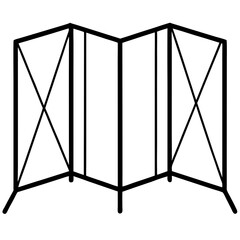 black and white tent