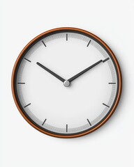 Modern Wall Clock with Minimalist Design and Simple Dial