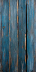 Naklejka premium Rustic blue wooden planks background for vintage texture and design