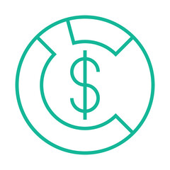 Asset Allocation icon Design