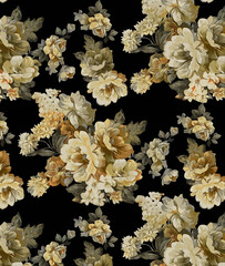 Botanical Bliss: Textured Petals and Patterned Perfection
