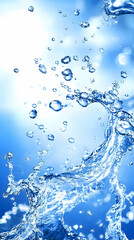 Splashing Water Abstract Background