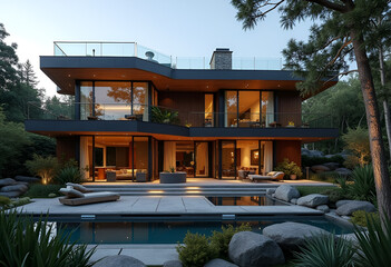 A beautiful house look.