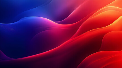 Abstract Background Flows Smoothly with Vibrant Colors and Gradient, Perfect Backdrop.
