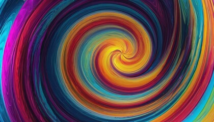 Obraz premium Colorful Swirling Patterns with Vibrant Hues and Abstract Design for Artistic Background