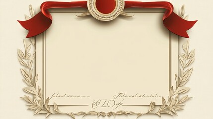 Blank modern elegant certificate template paper of appreciation graphic