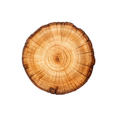 Fototapeta premium Tree Rings Texture: Cross-section of a tree trunk, showcasing intricate growth rings and natural wood texture. Perfect for rustic designs, nature-inspired projects, and adding an organic touch. 