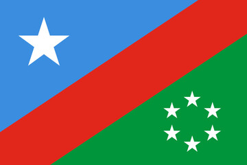 Flag of South West State of Somalia (Federal Republic of Somalia) Dawlad Goboleedka Koonfur Galbeed