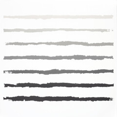 Abstract monochromatic page dividers on a white background, showcasing a gradient of gray tones.