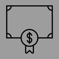 Share Certificate icon Design