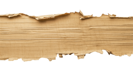 High-Resolution Ripped Cardboard Texture for Design Projects: Ideal for grunge, rustic, or vintage backgrounds, adding a raw, authentic feel to your layouts and compositions.on white and transparent B
