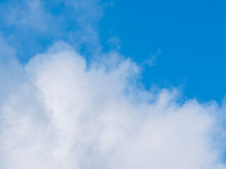 1月の青空と白い雲21