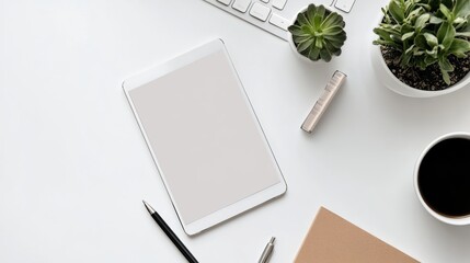 Minimalist design tablet pen, displayed on a clean white background