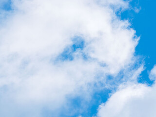 1月の青空と白い雲29