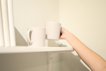 Coffee Mug on the Shelf