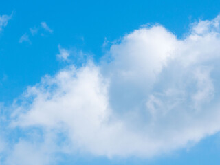 1月の青空と白い雲53