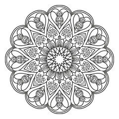 pattern, mandala, ornament, flower, vector, floral, design, lace, circle, illustration, decoration, vintage, texture,
