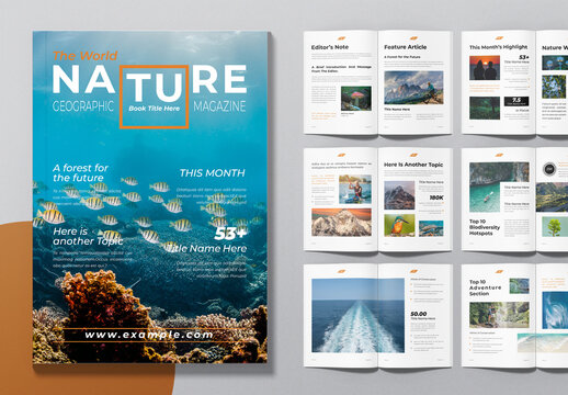 Natura Magazine Template