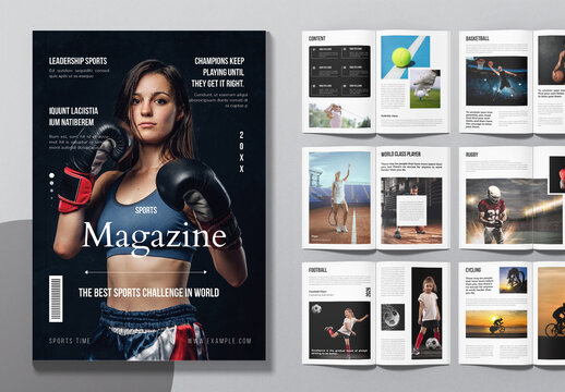 Sports Magazine Layout