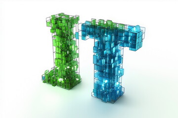 Innovative it solutions digital landscape graphic design modern environment creative perspective technology development