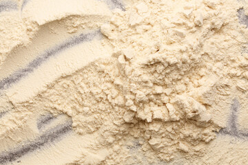 A dry protein powder background
