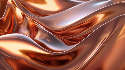 Brown silk lining with shadows and smooth folds.