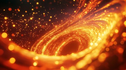 Fire trail wave, glowing speed effect, twirl, and magic lines.