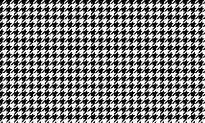 Black and white houndstooth patterns background. Spoon flower seamless pattern. Preppy check classic houndstooth