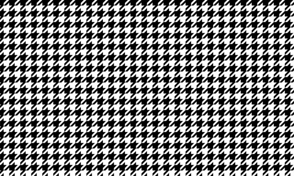 Black and white houndstooth patterns background. Spoon flower seamless pattern. Preppy check classic houndstooth