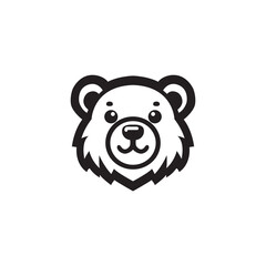 simple silhouette bear