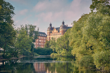 Fototapeta premium Churchillparken in Kopenhagen, Dänemark