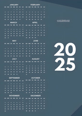 Modern Elegance, Calendar 2025