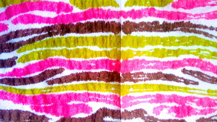 African Background Pattern. Tiger Skin. Colourful