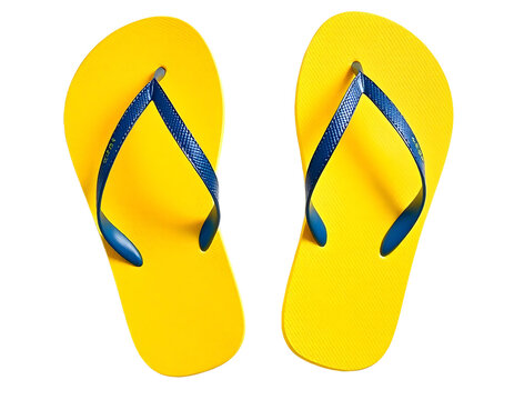 flip flops isolated on white
