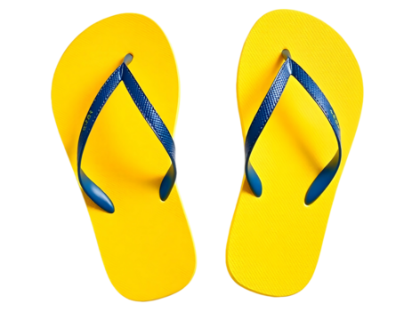 flip flops isolated on white