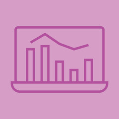 Stock Chart icon Design