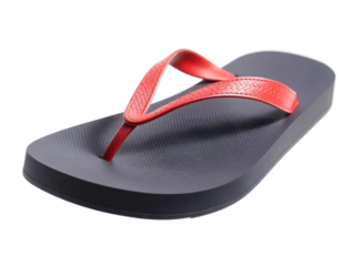 red shoes isolated on white
