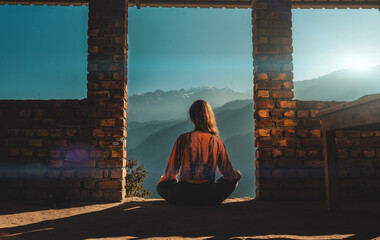 Meditation in the mountains An Inner Journey for Achieving Clarity and Calmness Within Yourself.