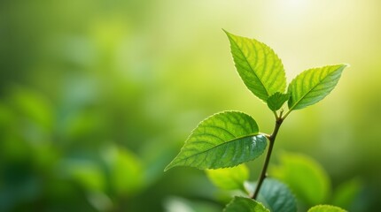 Gentle Breeze, close-up of leaves gently swaying in the wind