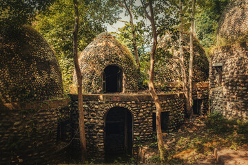 famous beatles ashram in india.