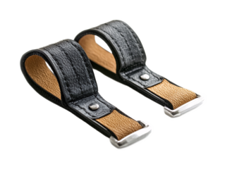 Adjustable Bicycle Pedal Straps for Secure Cycling Isolated on White Background