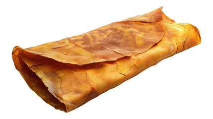 Delicious Tortilla Wrap Isolated On White Background Perfect For Food Promotions and Menus