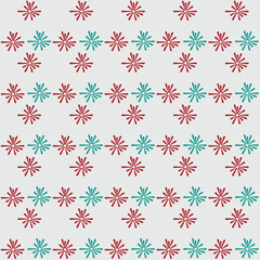 seamless pattern with snowflakes