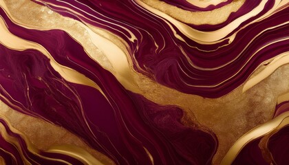 maroon and gold background with marbled texture
