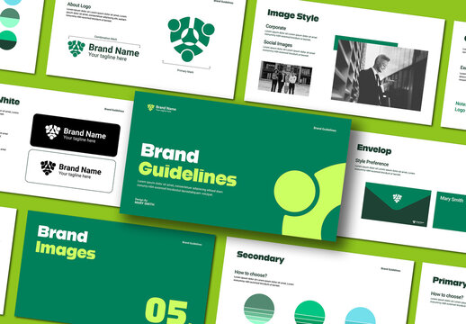 Creative Brand Guideline Presentation Layout
