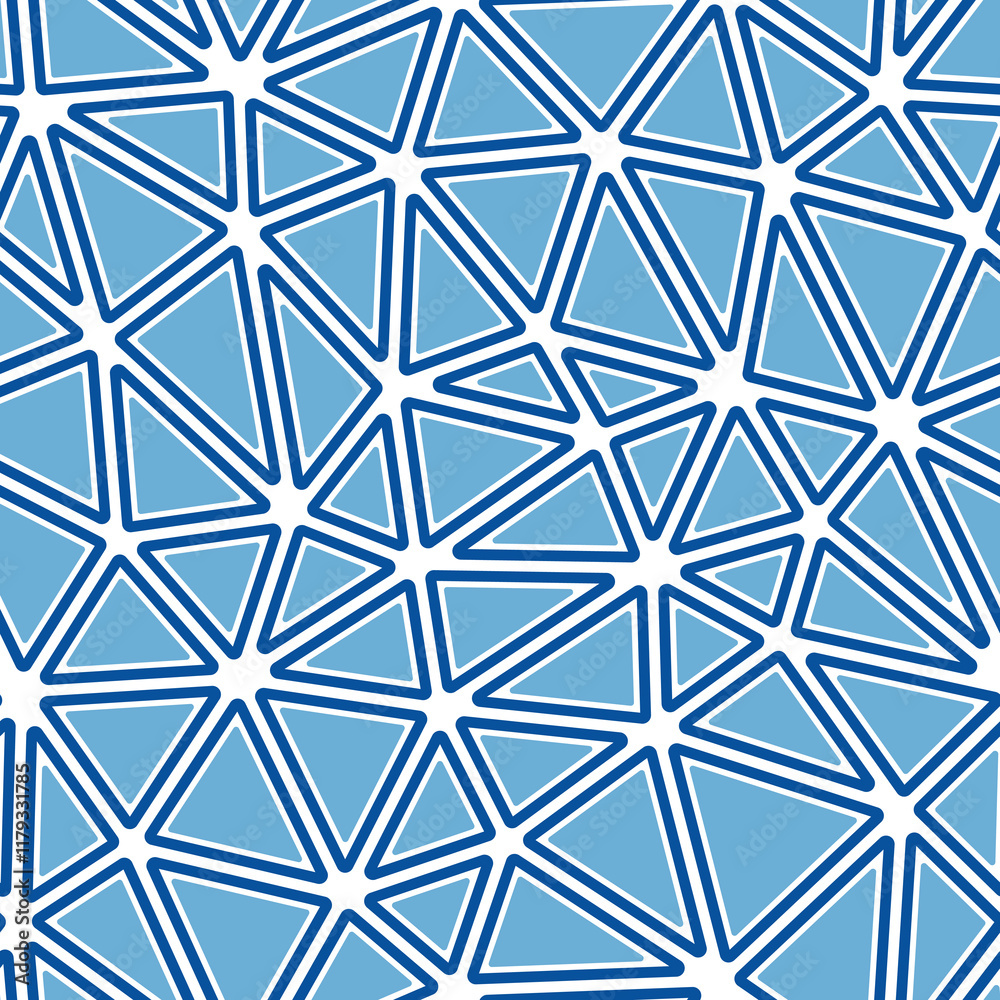 Poster geometric background. rounded solid shapes in frames. large triangles size. one tone colored style. 