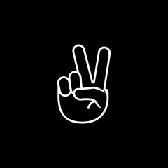 Peace Hand Gesture
