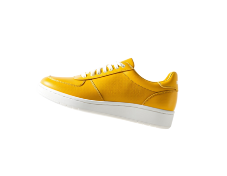 yellow shoes isolated