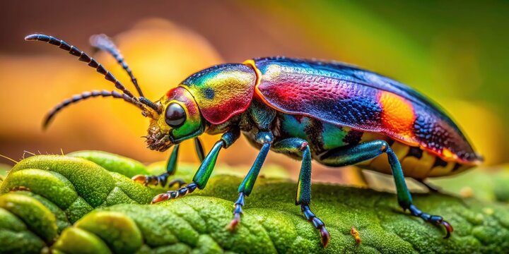 Stunning Macro Photography of Pimelia Beetle in Natural Habitat, Showcasing Detailed Textures and Colors, Perfect for Nature Enthusiasts and Insect Study and Wildlife Conservation Projects